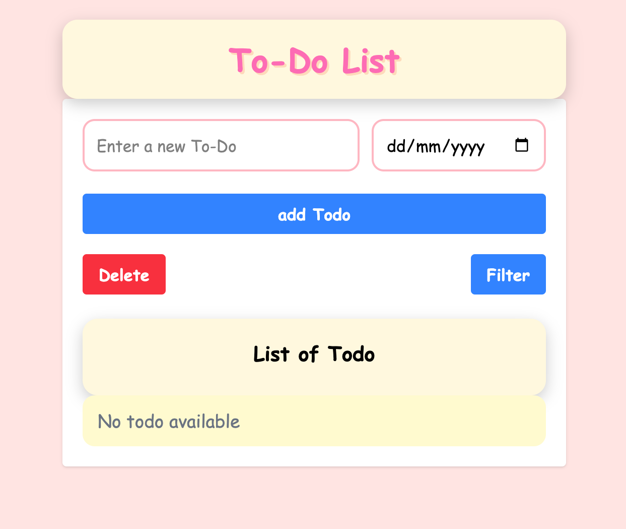 To-Do List